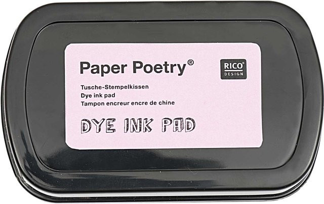 Rico Design Paper Poetry Tusche Stempelkissen in Rosa - Bild 1