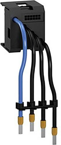 Schneider Electric AK5PC33 Abgangsstecker 3p 32A Schwarz 6er Set mit 250mm Leitung - Bild 1