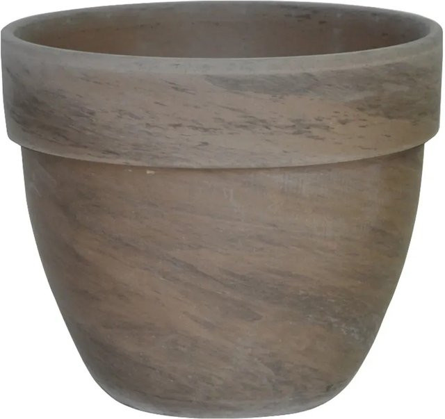 Pflanztopf Levante in Basalt Braun mit Durchmesser: 35 cm - Bild 1