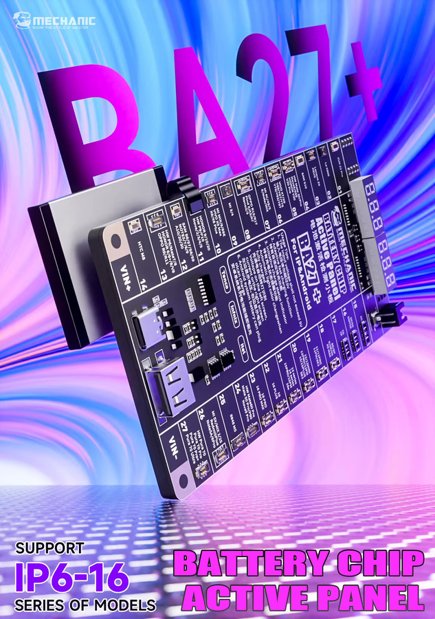 OSS W209 Pro V11 Akku-Ladepanel in Schwarz zur Ein-Klick-Akku-Aktivierung für iPhone X bis 17 Pro Max und Android-Smartphones - Bild 1