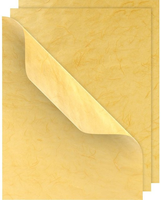 VBS Strohseide in Goldgelb, 3 Bögen, B/H: 50 x 70 cm - Bild 1