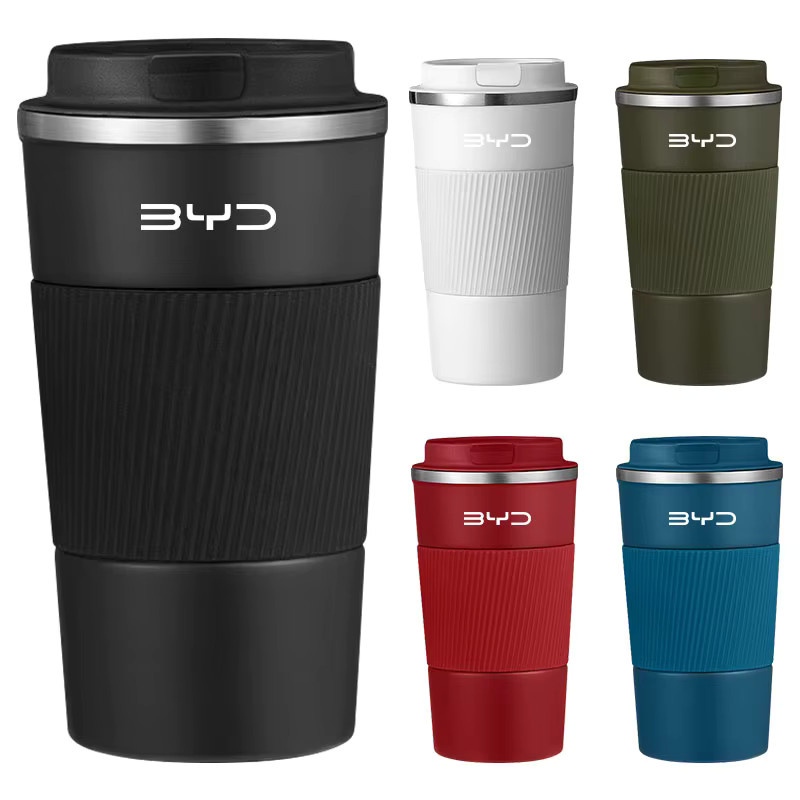 BYD Isolierflasche für das Auto, tragbare Vakuumflasche als Kaffeetasse in Grün, passend für BYD Modelle - Bild 2