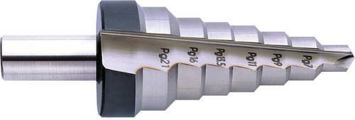 Exact HSS Stufenbohrer in Silber mit Zylinderschaft und einer Gesamtlänge von 92 mm - Bild 1