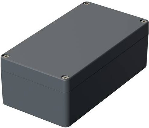 Bopla EUROMAS A 122 Industrie-Gehäuse aus Aluminium in Silber-Grau RAL 7001, B/T/H: 220 x 120 x 81 mm - Bild 1