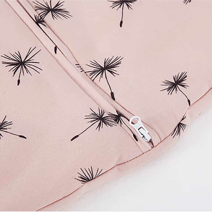 HOUSBAY Baby-Schlafsack für Winter, ärmellos, rosa Löwenzahn-Print, für 3–24 Monate - Bild 2