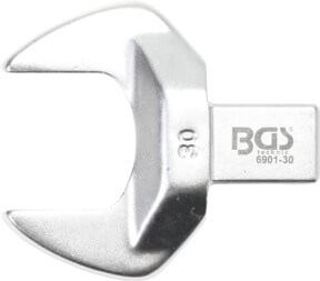 BGS Einsteck-Maulschlüssel 6901-30 aus Chrom-Vanadium in Silber, 30 mm mit 14 x 18 mm Aufnahme - Bild 1