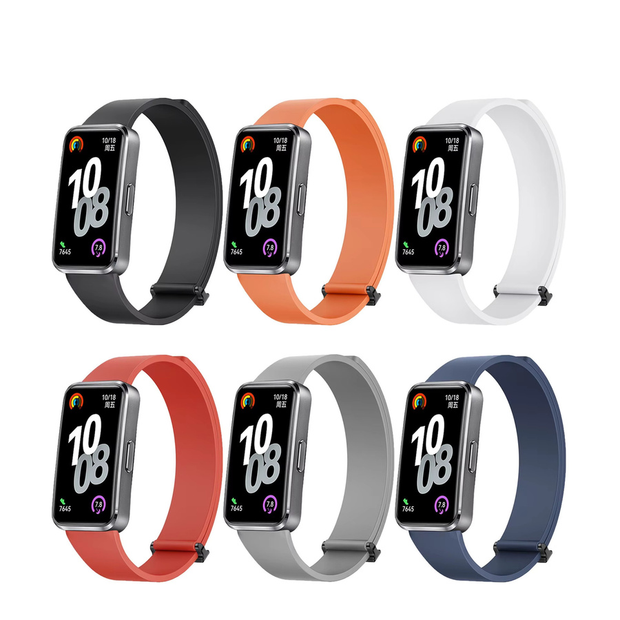 Huawei Uhrenarmband Silikon, orange, Huawei Watch Band10 - Bild 2