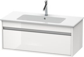 Duravit Waschtischunterschrank Ketho Wandhängend, Farbe: Weiß glänzend, B/T: 100 x 47,5 cm - Bild 1