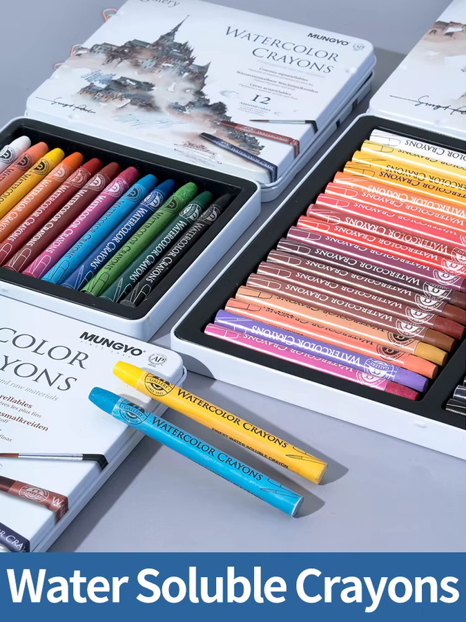 MUNGYO Wasserlösliche Buntstifte mit Malpigment in 36 Farben für Künstler und Kunststudenten - Bild 5