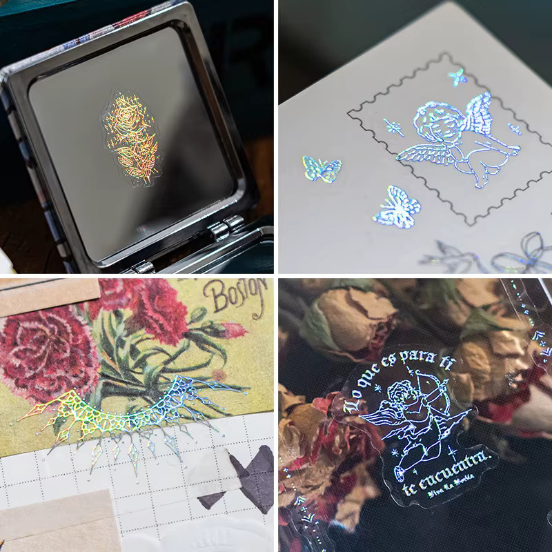 Traumgarten-Lasersticker bunte DIY-Aufkleber für Notizbücher in Multicolour - Bild 2