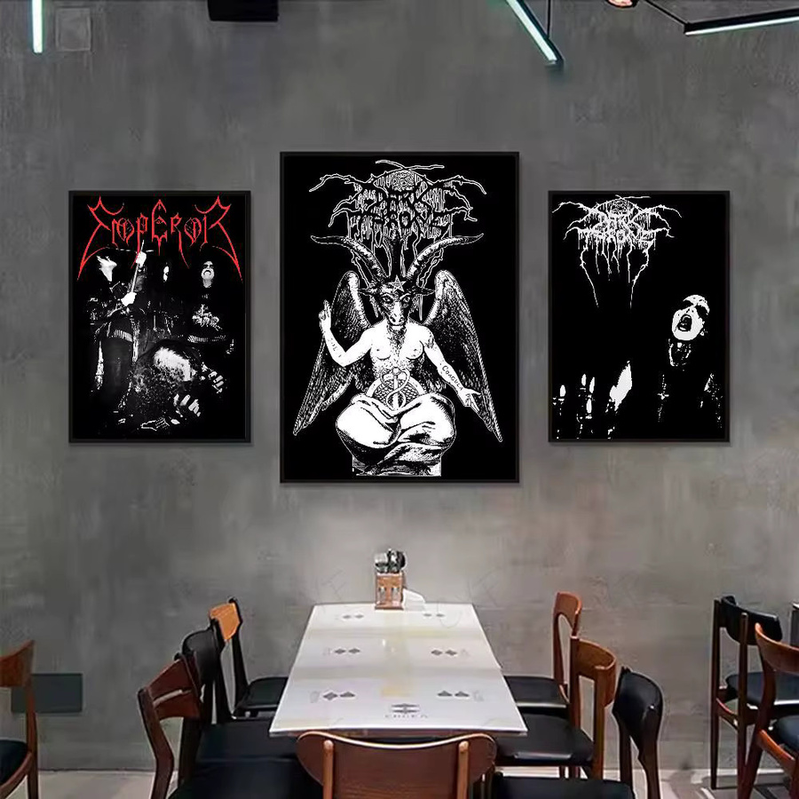 Darkthrone Classic Poster Wanddeko in Schwarz-Weiß für dein Zuhause - Bild 4