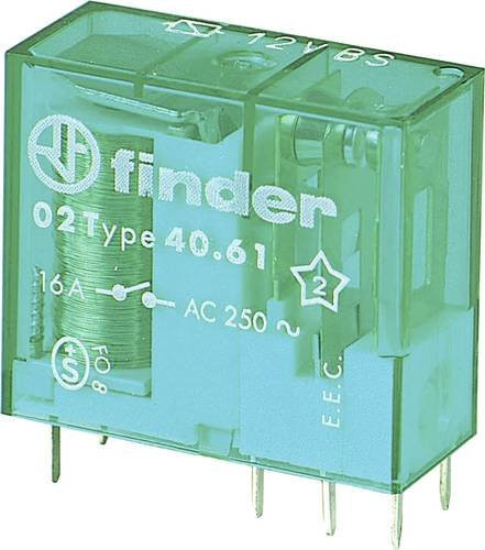 Finder Printrelais 40.61.6.024.4000 24 V/AC 24 V/DC 16A 1 Wechsler transparent - Bild 1