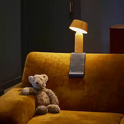 Marset Bicoca LED-Tischleuchte mit Akku in Weiß und warmweißem Licht (2700K) - Bild 2