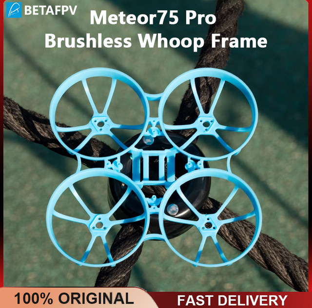 BETAFPV Meteor75 Pro FPV Drohnenrahmen, 1S Micro Brushless Whoop, Orange, Kunststoff - Bild 1