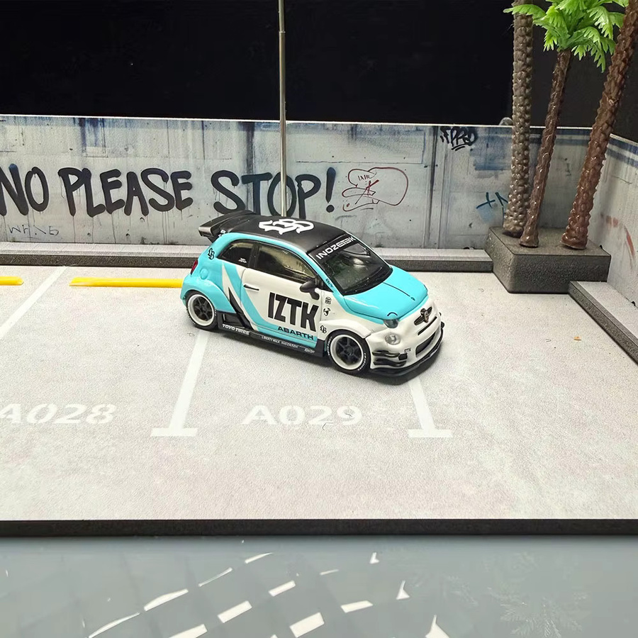 MGT LB-WORKS x Abas Works ABARTH 595, Legierungs-Druckguss-Modellauto, 1:64 - Bild 2