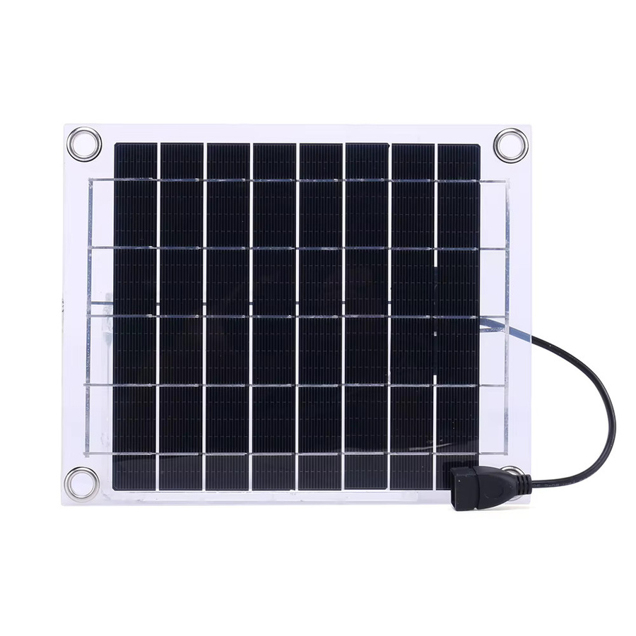 Alloet Solar-Wasserpumpen-Set mit Mini-Solarpanel und Einstellschalter für Aquarien und Bewässerungssysteme, Schwarz - Bild 2