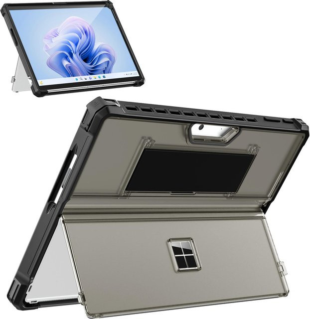 MoKo Robuste Schutzhülle für Microsoft Surface Pro 11, Surface Pro 10 und Surface Pro 9, 13 Zoll, Schwarz - Bild 1