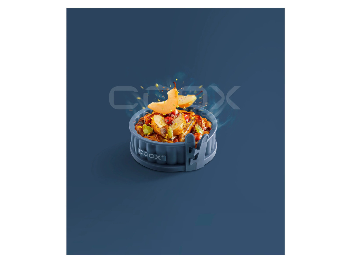 COOX Quicheform mit Glasboden in Blaugrau, Durchmesser: 12 cm - Bild 2