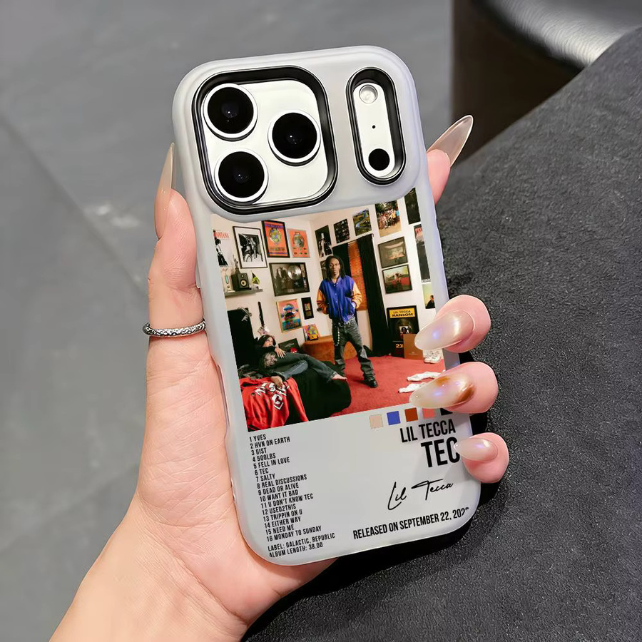 Lil T-Tecca Rap Trap Handyhülle für Apple iPhone 11 bis 17 Pro Max Plus Mini, transparente stoßfeste Softcover-Hülle - Bild 3