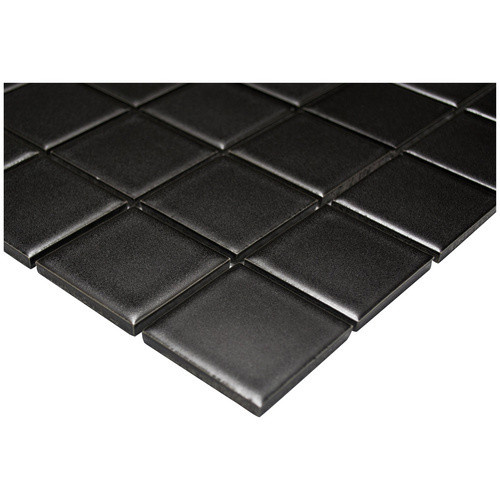 HuH Mosaikfliese Architecture aus Keramik in Schwarz als Wandbelag oder Bodenbelag, B/L: 29,8 x 29,8 cm - Bild 2
