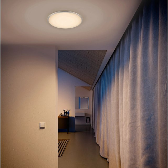 Philips LED-Deckenleuchte Twirly 1200 in Weiß mit warmweißem Licht - Bild 1