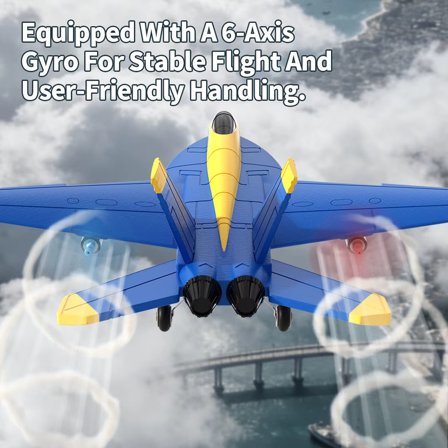 Fremego F18 Hornet RC Segelflugzeug, EPP-Schaumstoff, mit Beleuchtung - Bild 4