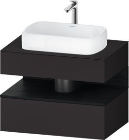 Duravit Waschtischunterschrank Qatego in Grau, B/T/H: 80 x 55 x 60 cm - Bild 1