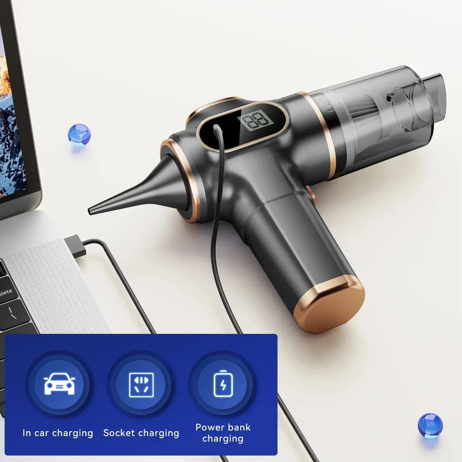 Xiaomi Akku-Handstaubsauger kabellos in Schwarz für Heim und Auto - Bild 3