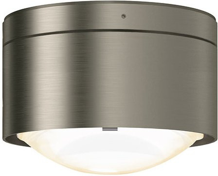 Top Light Puk! 120 One Avantgarde LED-Deckenleuchte in Nickel matt mit mattem Glas und warmweißem Licht (2700K) - Bild 1
