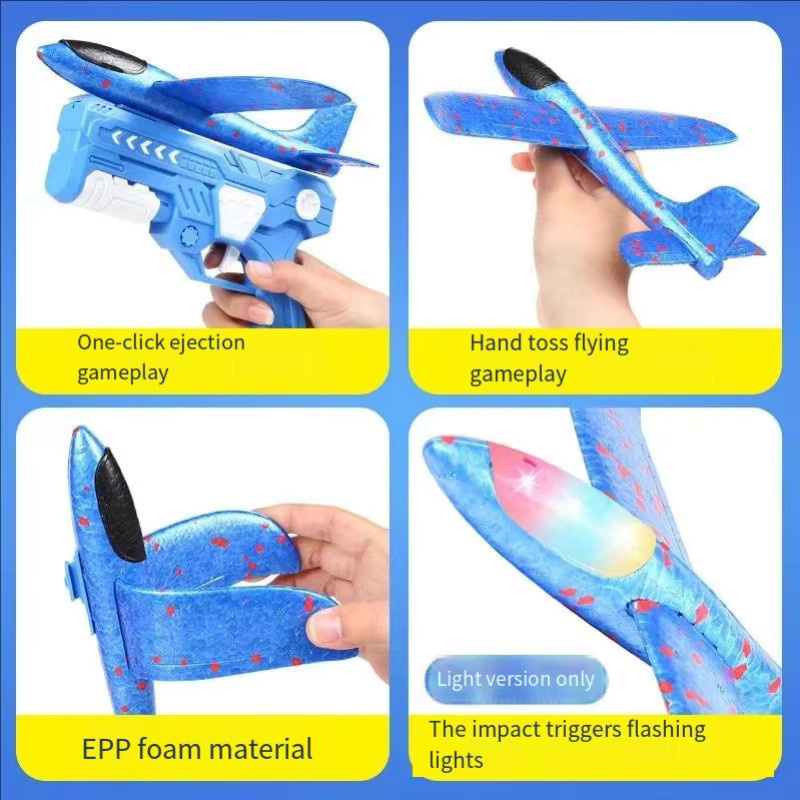 Glühende Schaum Flugzeuge, Flugzeug Pistole, Outdoor Spielzeug - Bild 2