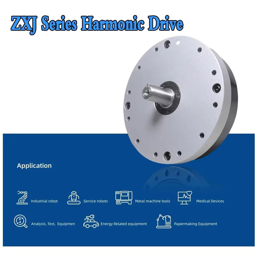 YUN DUAN Harmonic Drive Reduzierstück in Silber, hochpräzises harmonisches Getriebe für Schrittmotoren und Servomotoren mit 30 Arcsec Genauigkeit - Bild 3