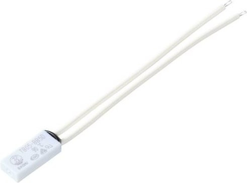TRU Components Temperatur-Wächter TB05-BB5D-90 in Weiß, Messbereich 0 bis +160°C, radial bedrahtet, 1 Öffner - Bild 1
