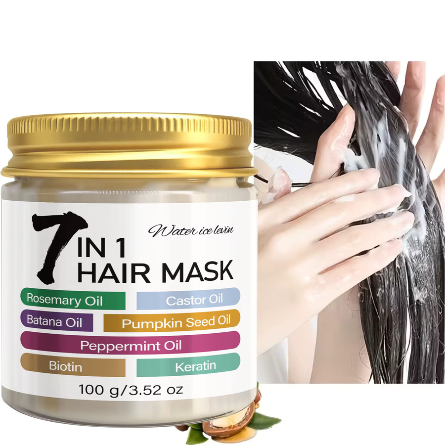 Water Ice Levin Haarmaske mit Keratin, 100g, für trockenes Haar - Bild 3