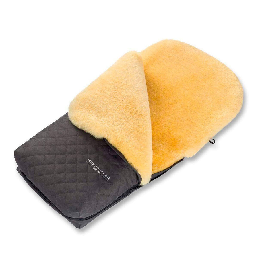 Hofbrucker Kinderwagen Lammfell-Fußsack Putzi Limited Edition grau - Bild 3