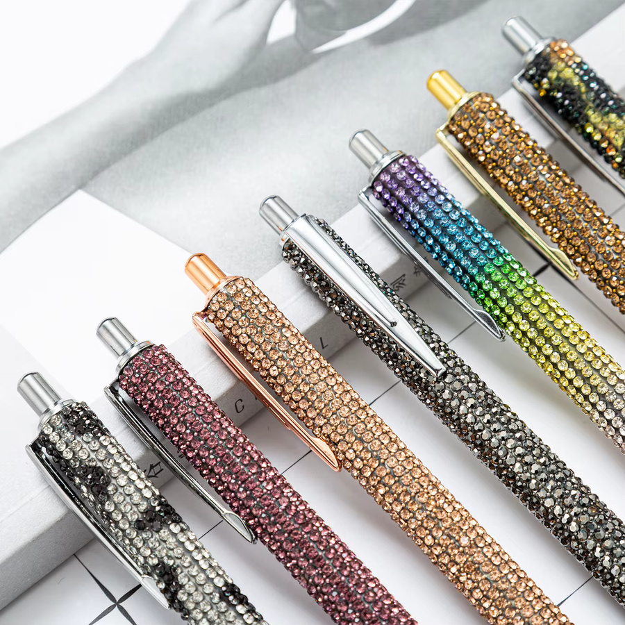 Lytwtw's Kugelschreiber aus Metall mit Strass-Besatz - Bild 1