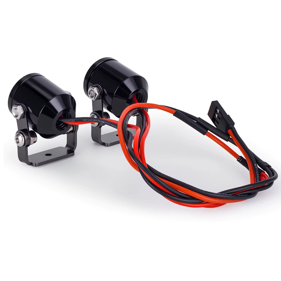 MALOM RC LED-Licht Scheinwerfer mit Halterung, 2-teiliges Set, 1:10, Zubehör - Bild 4