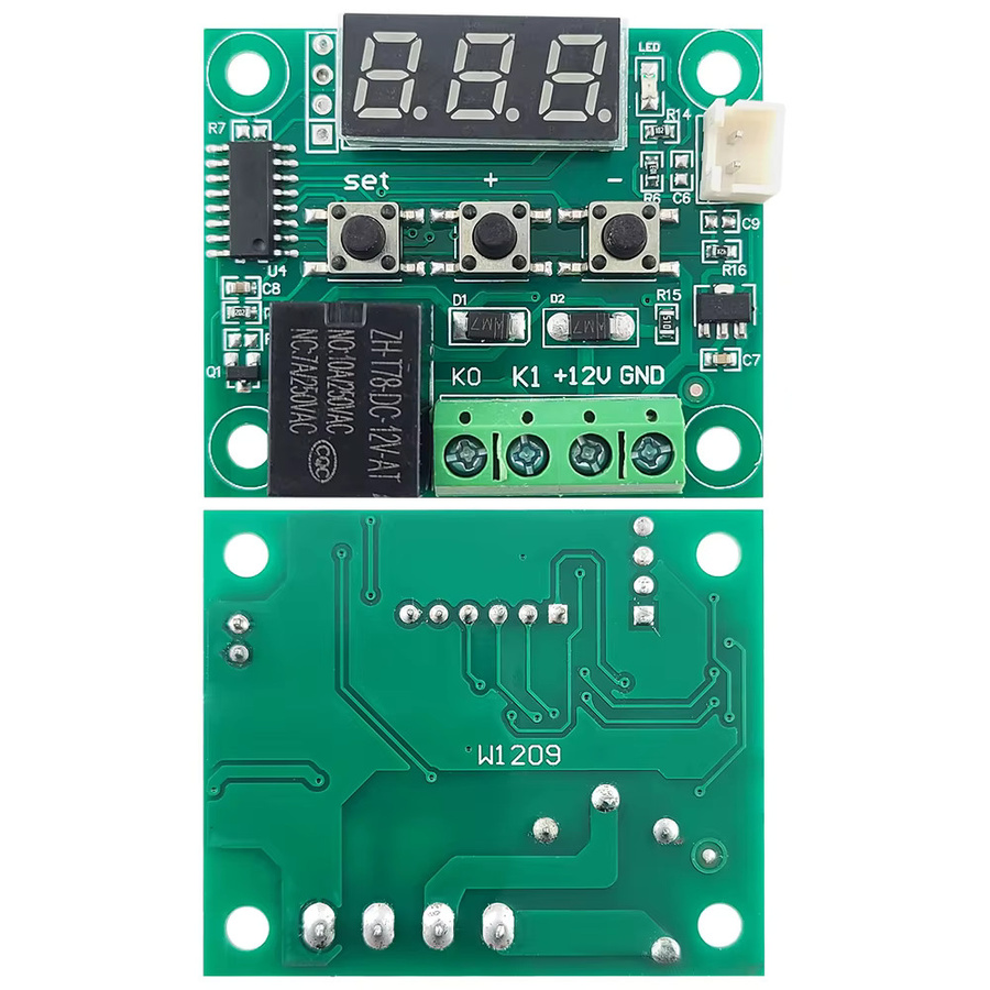 UICPAL Digitales Thermostatmodul XH-W1209 mit roter LED-Röhrenanzeige zur Temperaturregelung - Bild 3