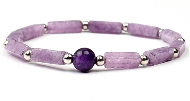 Armband Amethyst, gray, Damen - Bild 1