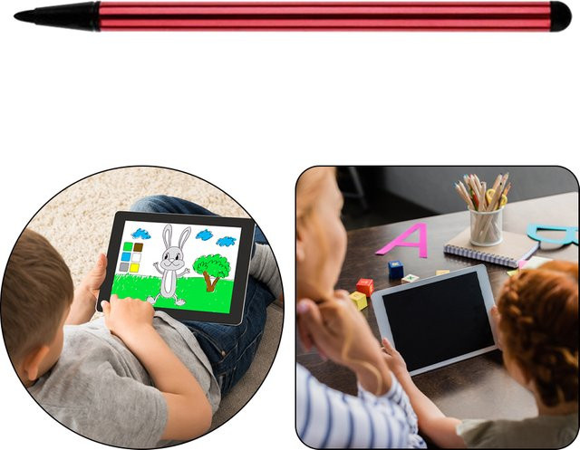 ALLOET Universeller Stylus-Stift in Schwarz für Android und iOS mit Neigungs-Empfindlichkeit für iPad, iPhone, Samsung und Huawei - Bild 1