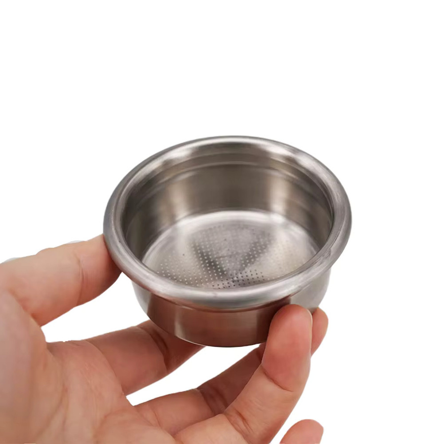 Edelstahl Filterkorb 58mm in Silber für Breville, Delonghi und Krups Kaffeemaschinen - Bild 2