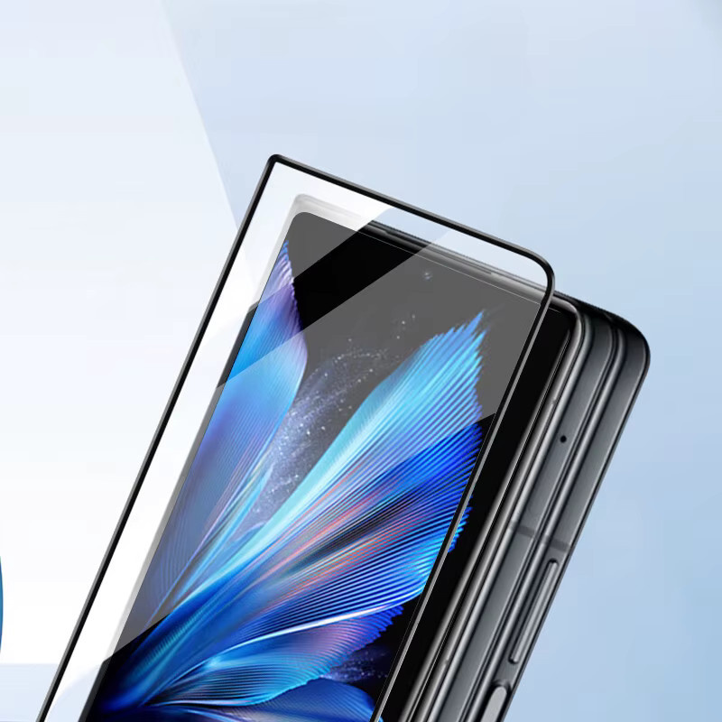 ACCKYJM 3D Displayschutzfolie aus gehärtetem Glas für vivo x fold 3 pro, transparente Vollabdeckung - Bild 1