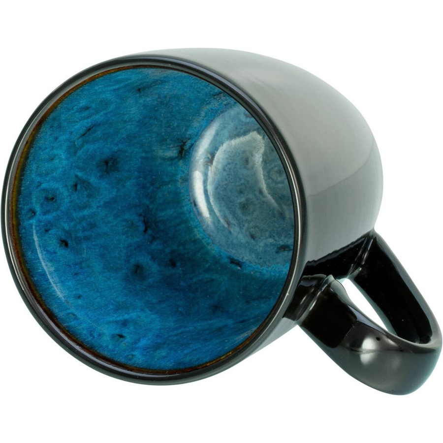 CreaTable Kombiservice Capri 16-teilig aus Keramik in Blau und Schwarz - Bild 4