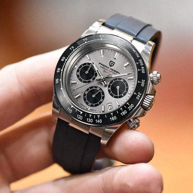 Pagani Design Armbanduhr, Chronograph, Quarz, Edelstahl, 40 mm, Herren - Bild 1