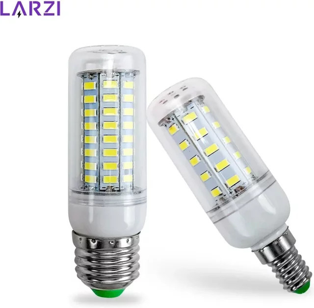 LARZI LED Maisbirne E27 Kerze SMD 5730 für Heimdekoration und Kronleuchter - Bild 1