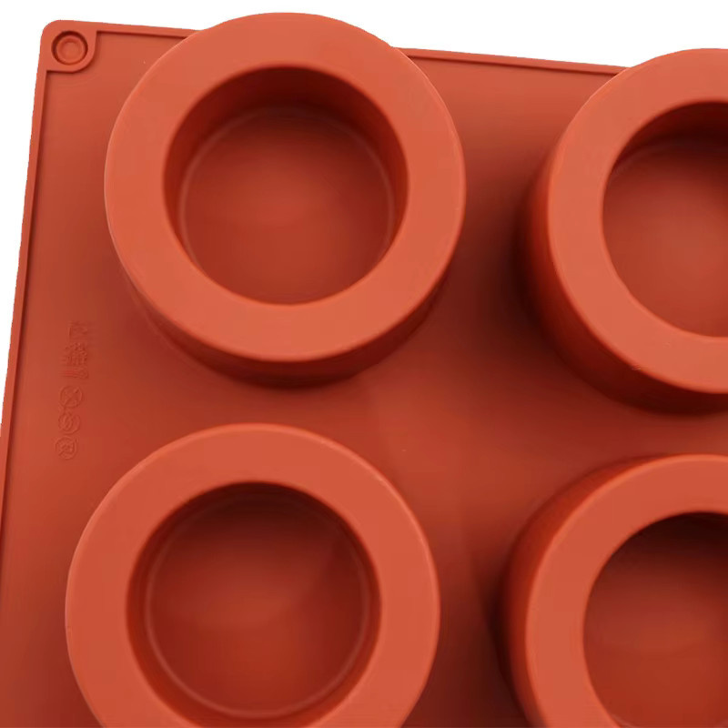 FSMHOME Silikon Backform für Muffin, Mousse und Seife, Rund, 3D-Design - Bild 3