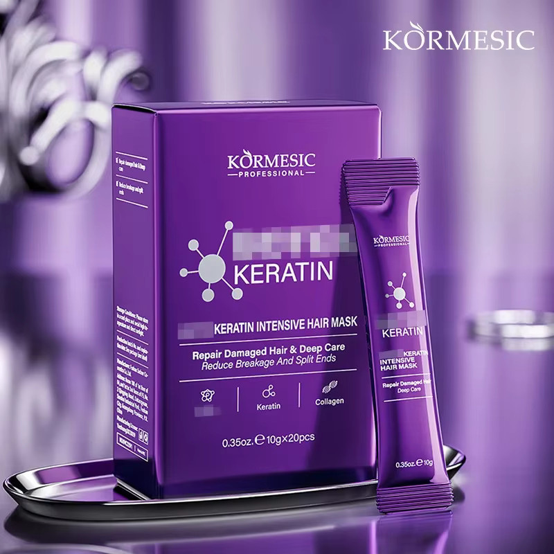 Keratin Haarmaske für strapaziertes Haar, Unisex - Bild 5