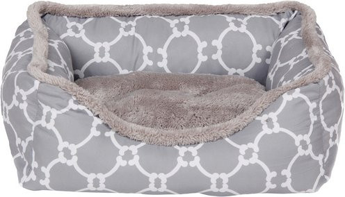 Heim Hunde- und Katzenbett Flower Grau B/T/H: 75 x 58 x 19 cm - Bild 1