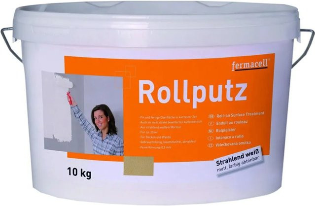 Fermacell Rollputz Weiß 0,5 mm Körnung 10 kg - Bild 1
