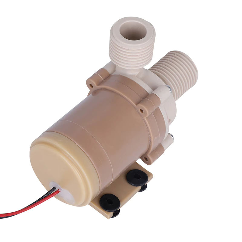 Qiilu Bürstenlose DC 12V Umwälzpumpe für Solar-Systeme, leise Tauchpumpe für heißes Wasser - Bild 3