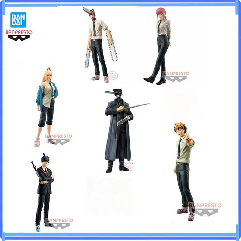 Bandai Banpresto Chainsaw Man Modellfiguren Set aus Kunststoff, mehrfarbig - Bild 1